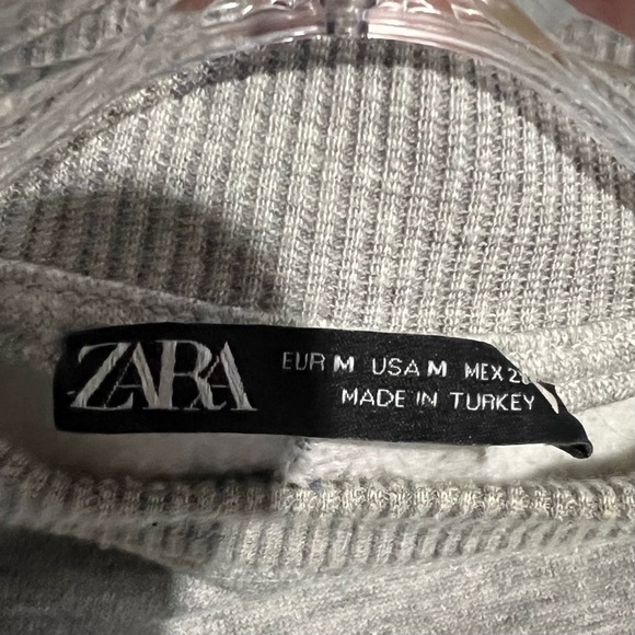 Zara California 1993 United States Grey Crewneck Embroidery Sweatshirt Women's M - Picture 4 of 8